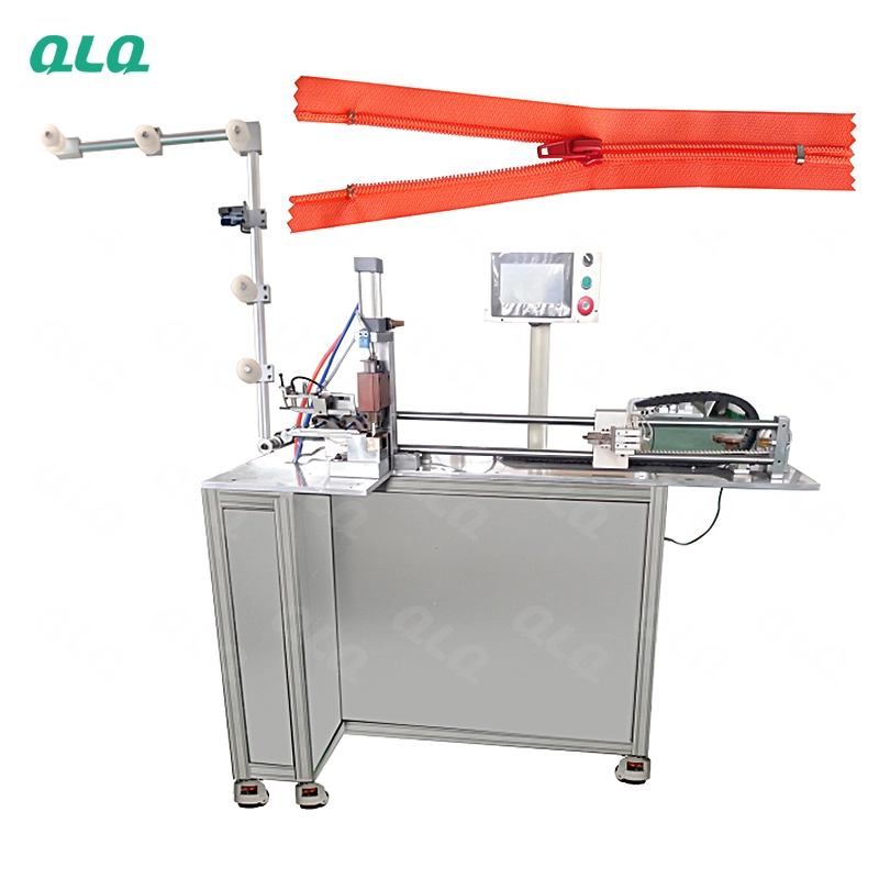 QLQ-ZCM-3 Automatic Nylon Zipper Closed-end Zigzag Cutting Machine (with labour hand)
