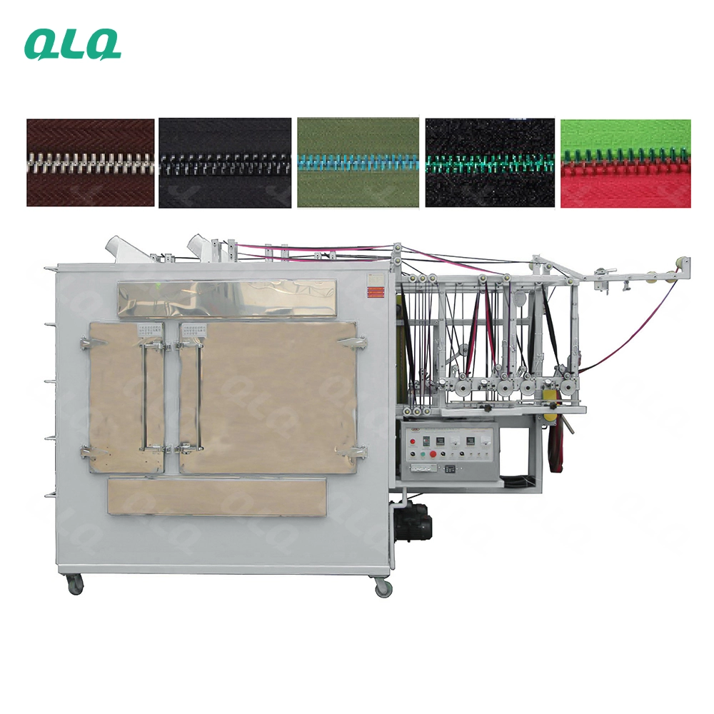 QLQ-MLM-2 Automatic Metal Zipper Surface Multifuntional Crystal Lacquer Machine (one line, two chambers)