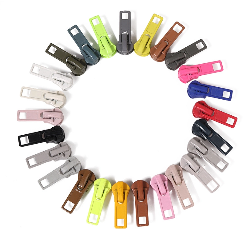 Slider Factory Metal Slider Lock Puller For Clothing 5g universal Zipper Puller Rainbow Zipper Pull Tabs Zipper Slider Puller