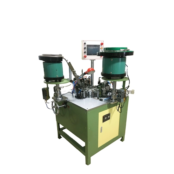 Zipper Slider Production Machine Zipper Slider Pull Making Machine Manufacturer Auto Zinc YG Slider & Spring Assembly Machine