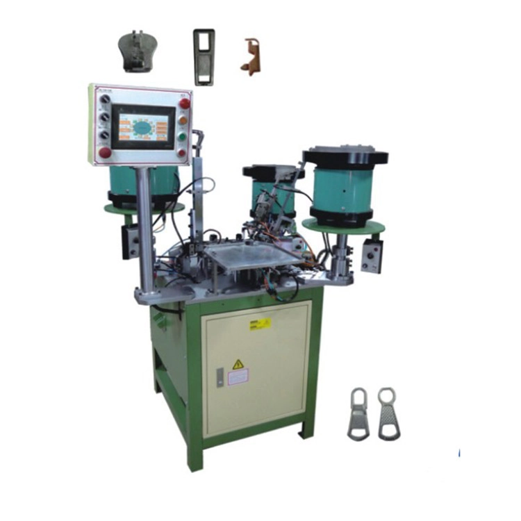 Italy Slider Automatic Zipper Slider  Assembly Manufacturing Machine 4punch (5 Components, 4 Points, C Shape Needle)