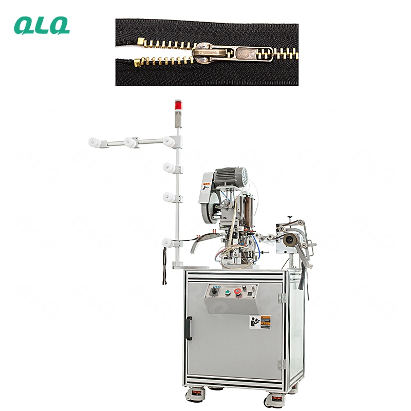 QLQ-TSM Automatic Metal Zipper Top Stop Machine (by brass top stop wire)