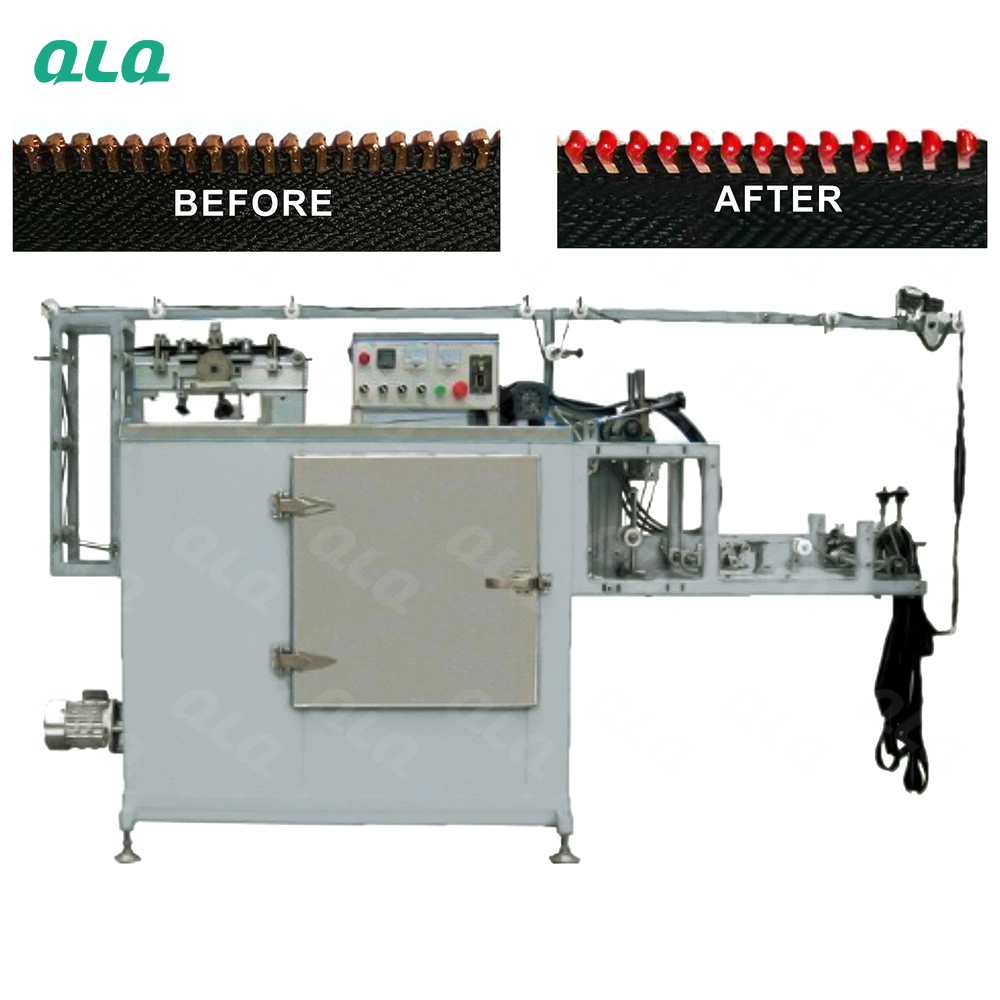 QLQ-THLM Automatic Metal Zipper Teeth-head Lacquer Machine (single cycle type available & double cycle type for choosing)