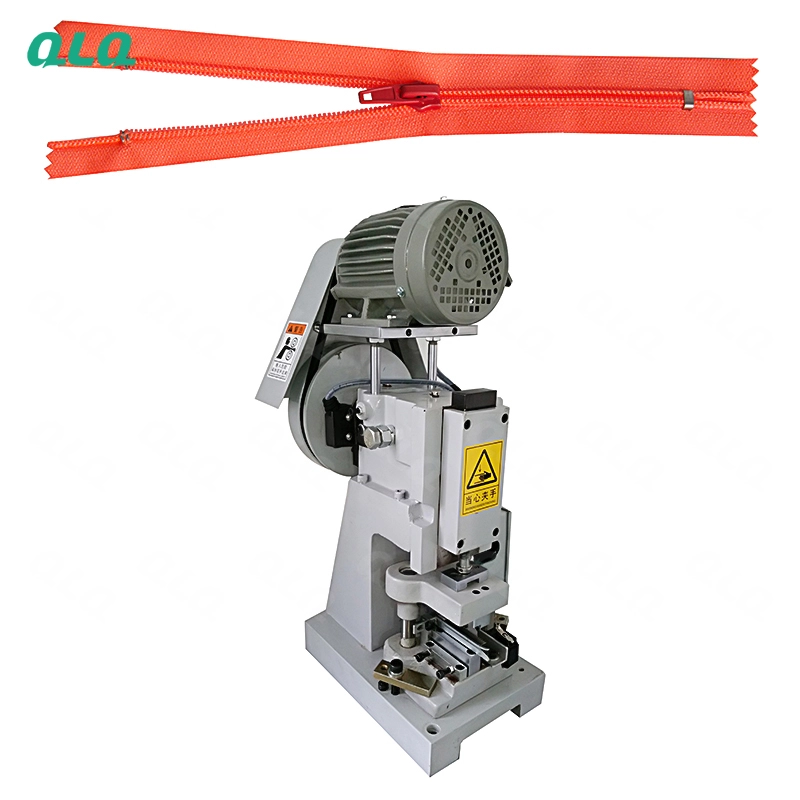 QLQ-SZCM-1 Semi-automatic Nylon Zipper Closed-end Zigzag Cutting Machine
