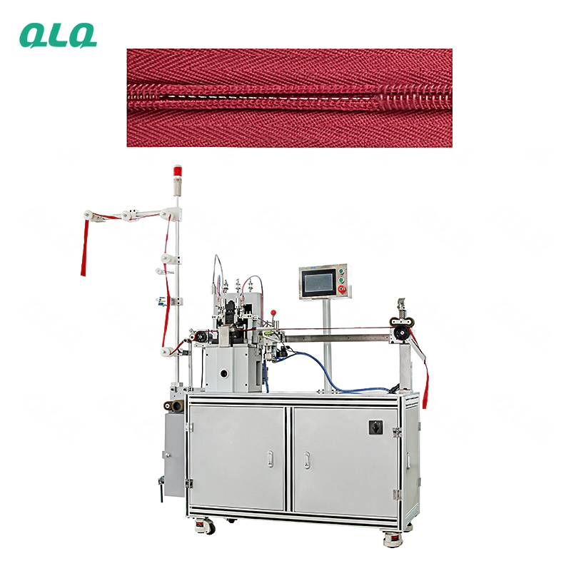 QLQ-IDGM Automatic Invisible Zipper Double Trimming Gapping Machine (long model)