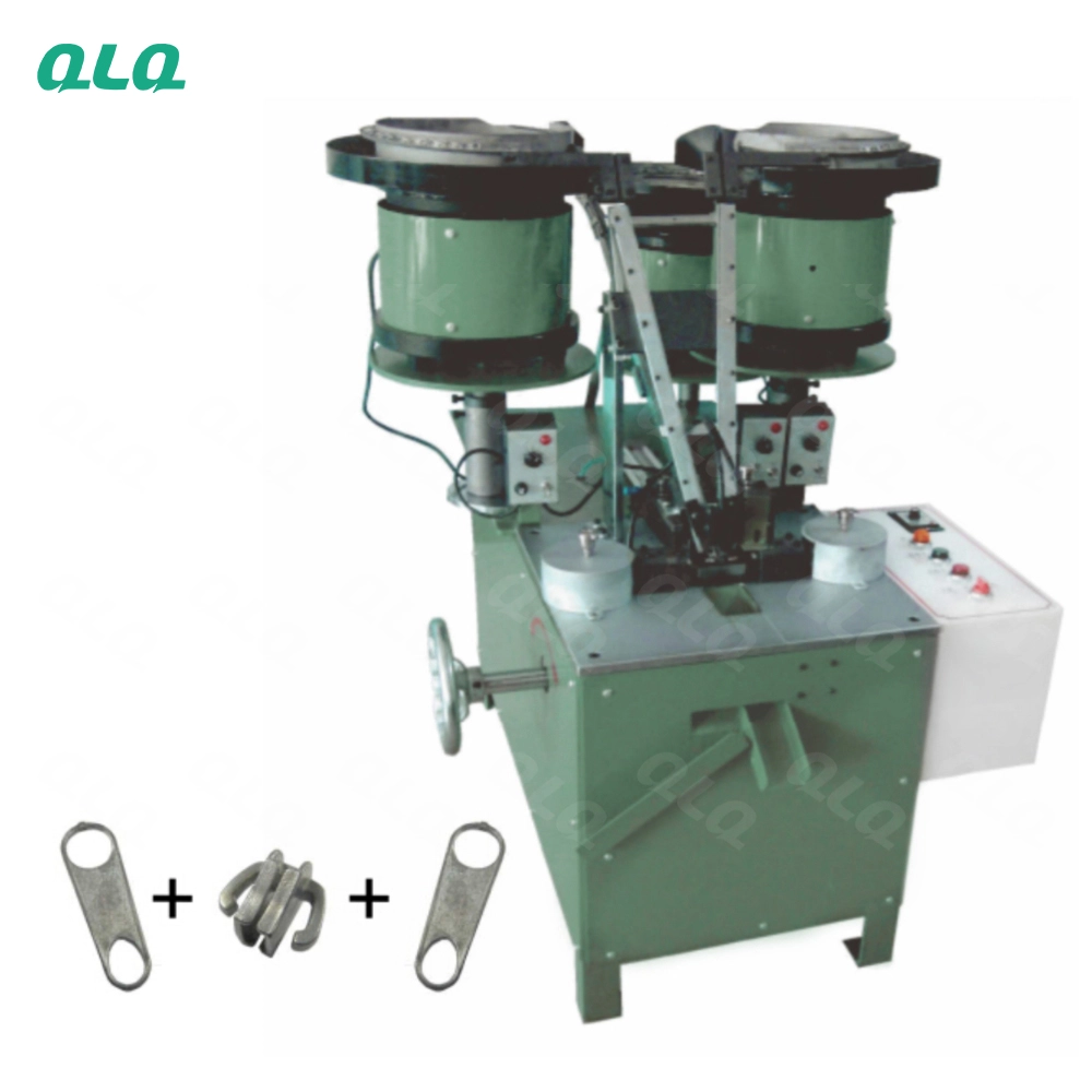 QLQ-005 Semi-automatic Non-lock Slider with Double Pullers Assemble Machine