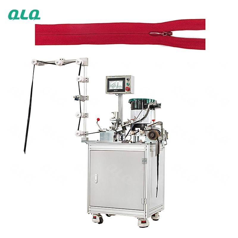 QLQ-ISMM Automatic Invisible Zipper Slider Mounting Machine