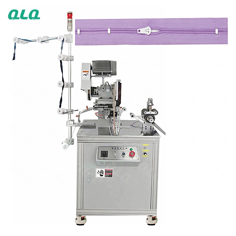 QLQ-BSM-1 Automatic?Nylon?Zipper?Special?Bottom?Stop?Machine?(by aluminum bottom stop wire,?with 2?sides?of?bottom?stop)