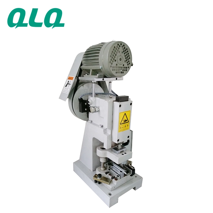 High Quality QLQ Hot Wholesale Semi-automatic Invisible Zipper Closed-end Zigzag Cutting Machine Zipper Slider Making Machine