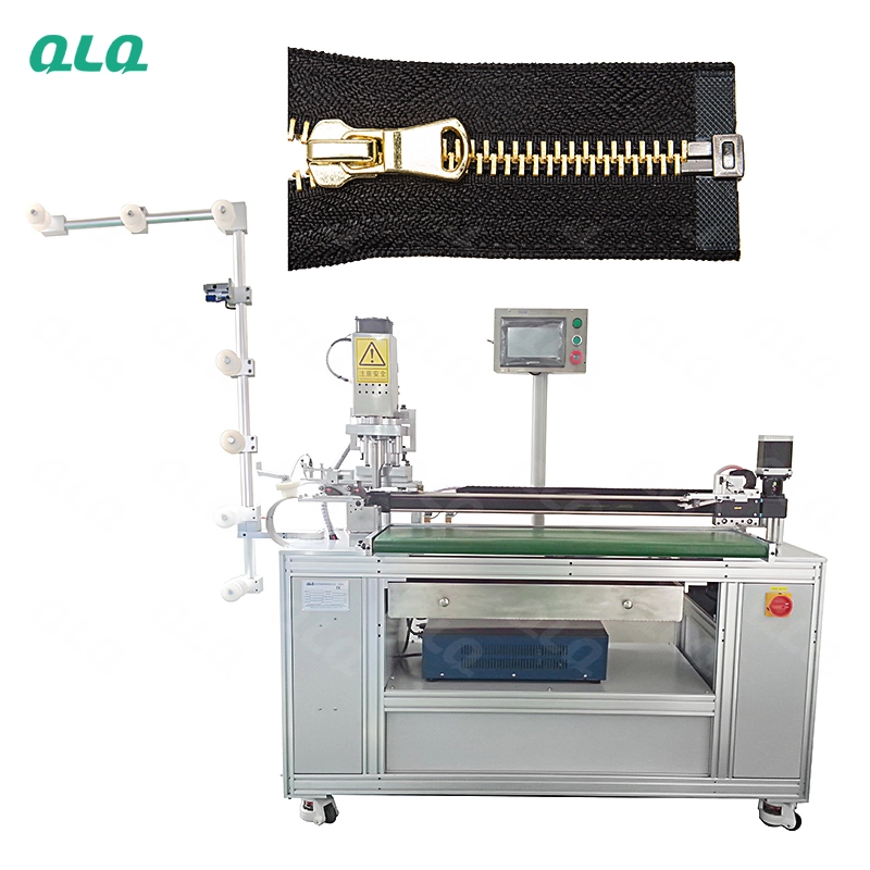 QLQ-OCM-4 Automatic Metal Zipper Ultrasonic Open-end Cutting Machine (with labour hand)