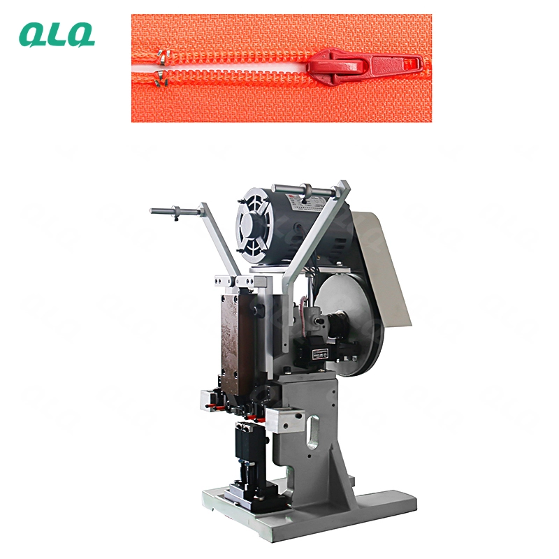 QLQ-STSM-1 Semi-automatic Nylon Zipper Top Stop Machine (by aluminum top stop wire)