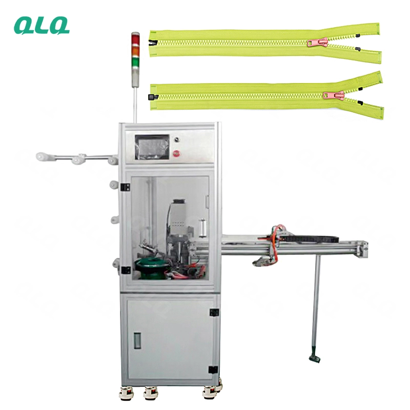 QLQ-CBM Automatic Plastic Zipper Ultrasonic Cutting & Box Fixing Machine (2 in 1)