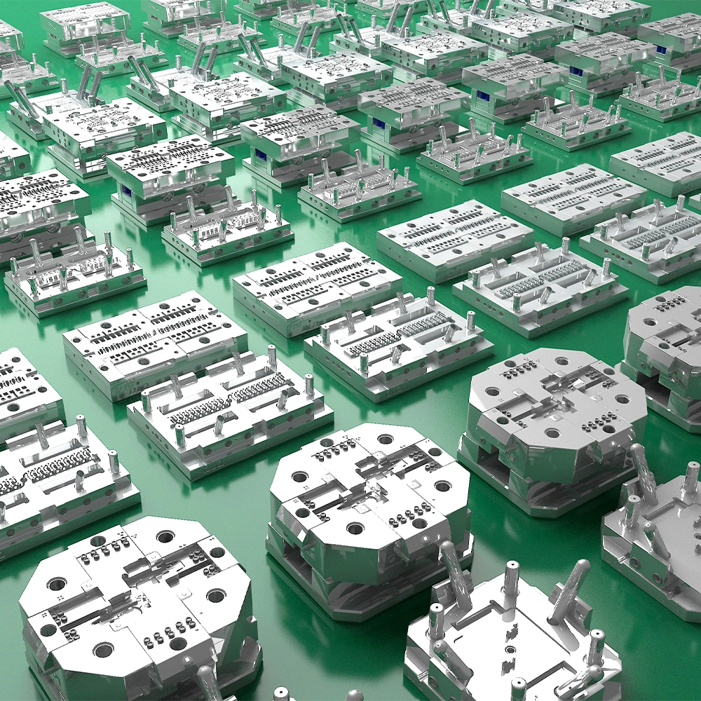 QLQ One-stop service for customized zipper slider body puller hardware  Die Casting mould zipper button plastic injection mould