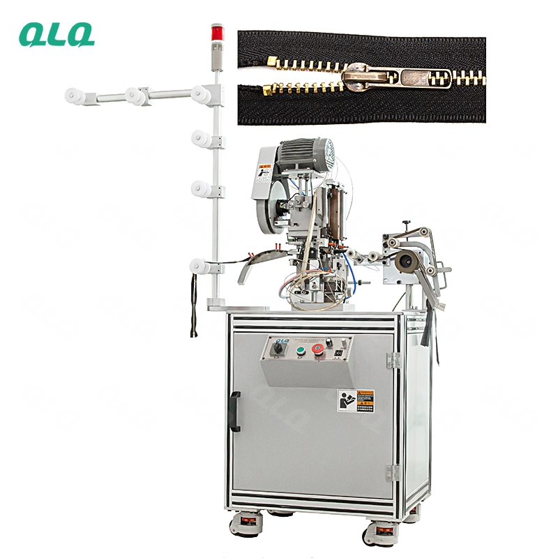 QLQ-TSM Automatic Metal Zipper Top Stop Machine (by brass top stop wire)