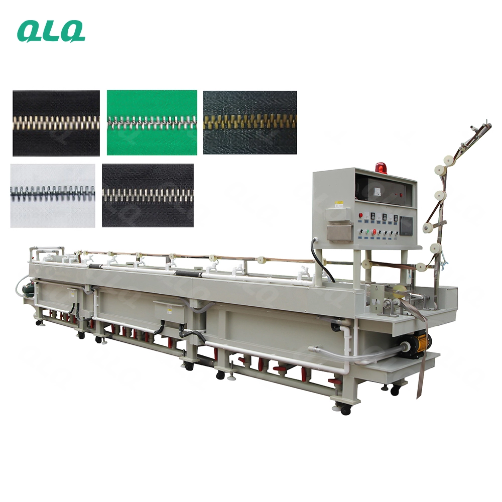 QLQ-CCPMD-2 Automatic Metal Zipper Chemical Cold Plating Machine (with two chemical tanks?? (1500-2000MH & 2000-2500MH are available)
