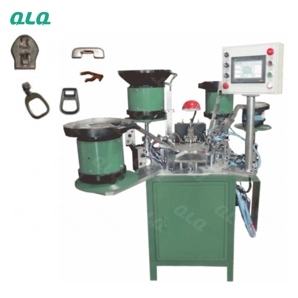 QLQ-018C Automatic & Semi-automatic Auto-lock Slider Assembly Machine (5 components, 2 points, Y shape needle)