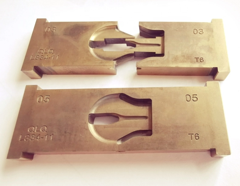QLQ LB34-11 #10 Nylon Double Non-lock Slider Body Mould Moving Core Zipper Mould Slider Casting Moulds Die Casting Steel CN;GUA
