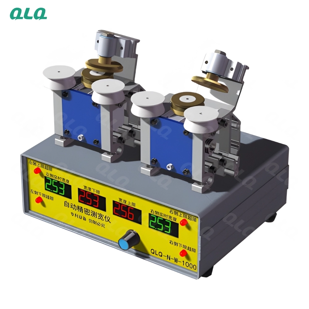Automatic nylon zipper width tester