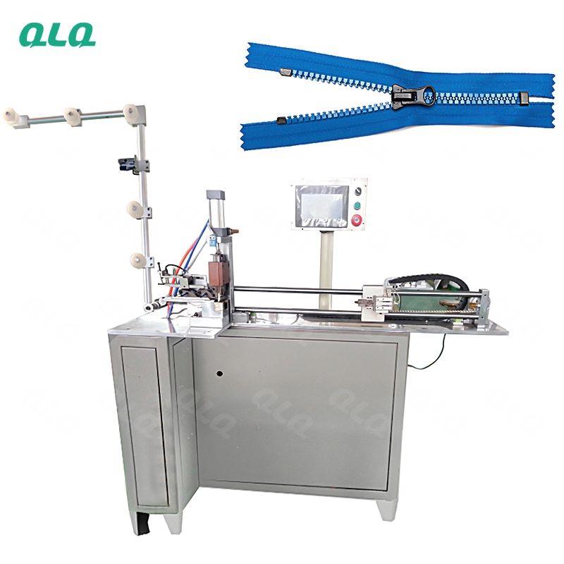 QLQ-ZCM-3 Automatic Plastic Zipper Closed-end Zigzag Cutting Machine (with labour hand)