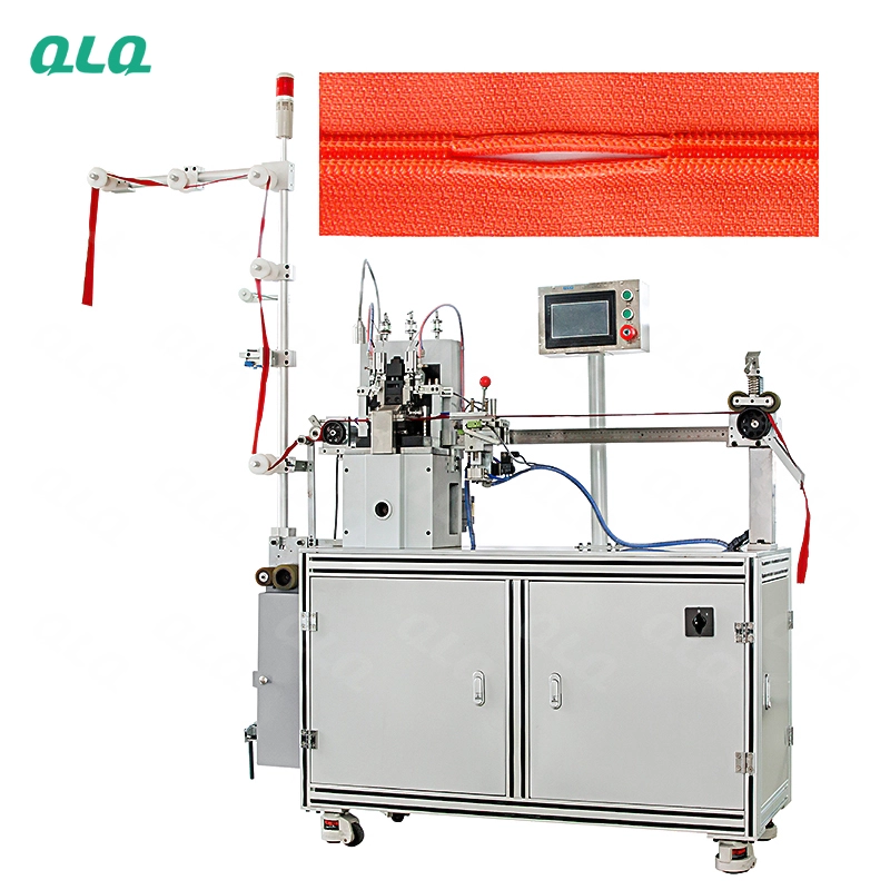 QLQ-NDGM-1 Automatic Nylon Zipper Double Trimming Gapping Machine (long model)