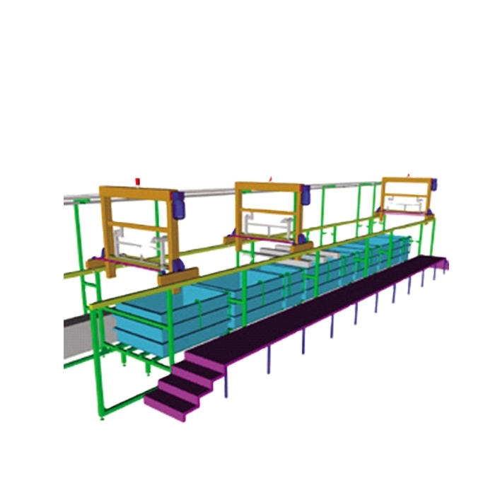 Rack Plating Machine Production Line Garment Shops Hotels