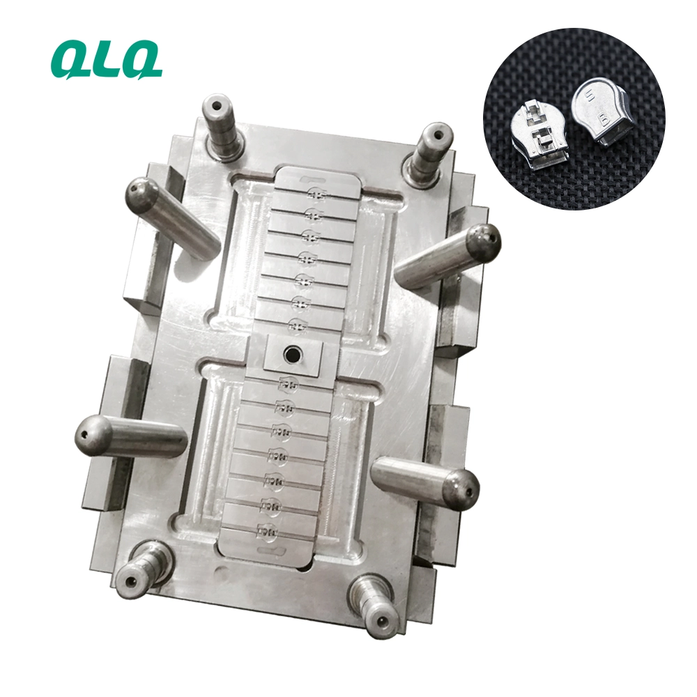 QLQ zipper auto slider body die casting mould zipper slider body  mould  molding  zipper pull tab mould slider pull tab mold