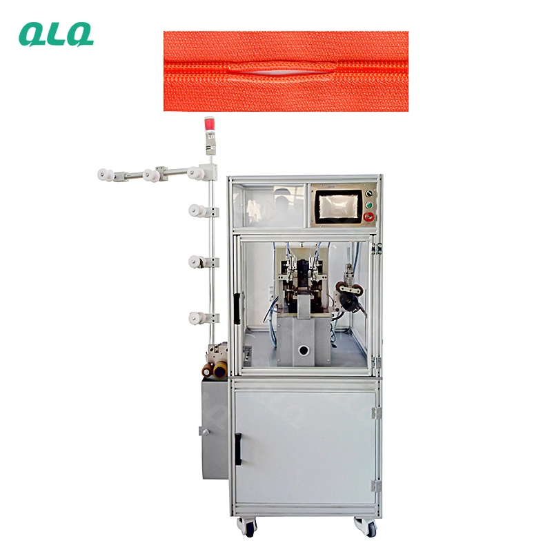 QLQ-NDGM-2 Automatic Nylon Zipper Double Trimming Gapping Machine (short model)