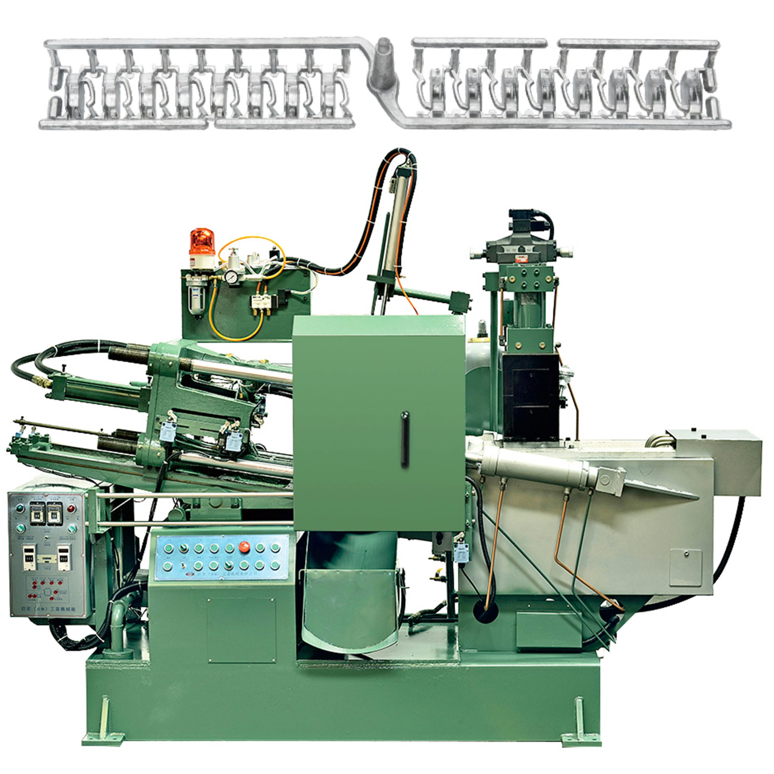 small high pressure 30T hot chamber zamak zinc metal medal belt buckle making die casting  mini button machine fully automatic