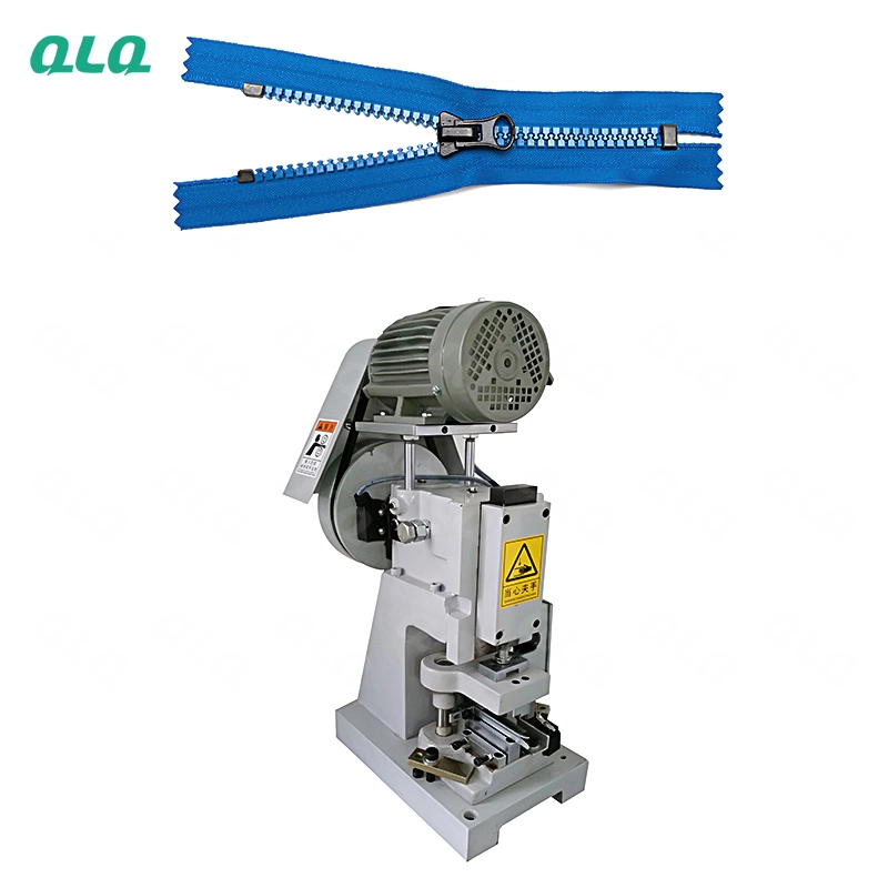QLQ-SZCM-1 Semi-automatic Plastic Zipper Closed-end Zigzag Cutting Machine