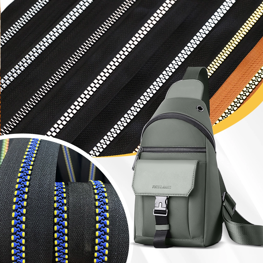 Custom Size Color Long Chain Plastic Zipper Rolls For Clothes Bag A Grade Pom Injection Resin Zippers Factory Higher Quality ?z??per