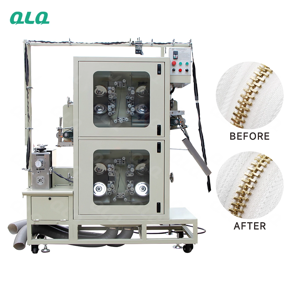 QLQ-C8P Automatic Metal Zipper Chamfering Machine (8 heads)