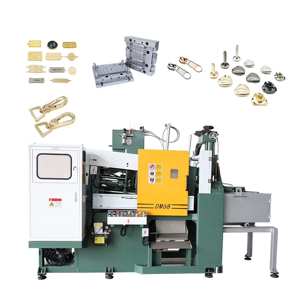 Hot chamber Die Casting Machinery 68T High Pressure Buckle Hook Zinc Diesel Burner for Die Casting Machine Cut Pipe for Slider