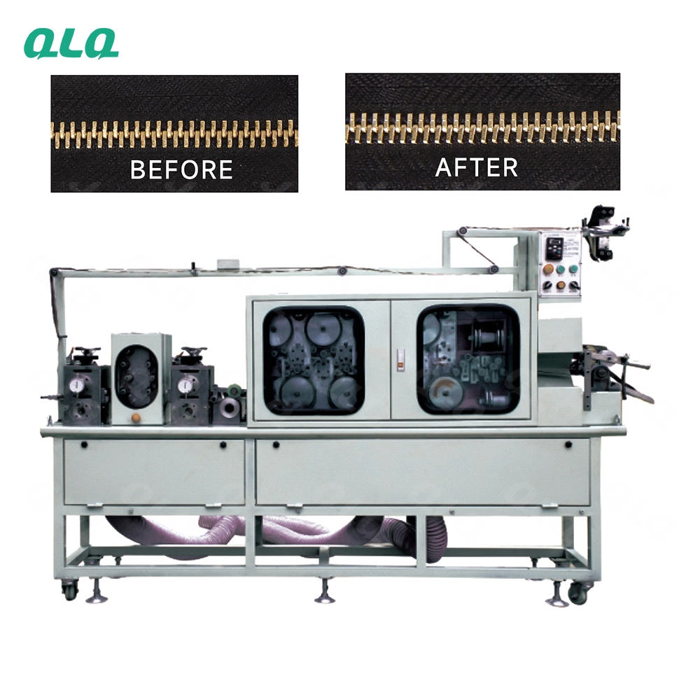QLQ-F12P Automatic Metal Zipper Surface Intelligent Polishing Machine (12 pcs wheels)