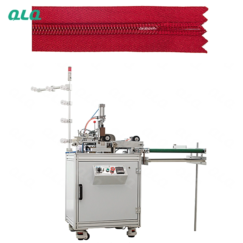 QLQ-ZCM-1 Automatic Invisible Zipper Closed-end Zigzag Cutting Machine