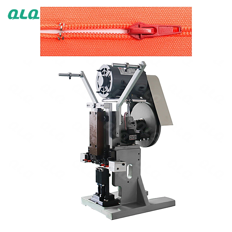 QLQ-STSM-1 Semi-automatic Nylon Zipper Top Stop Machine (by aluminum top stop wire)