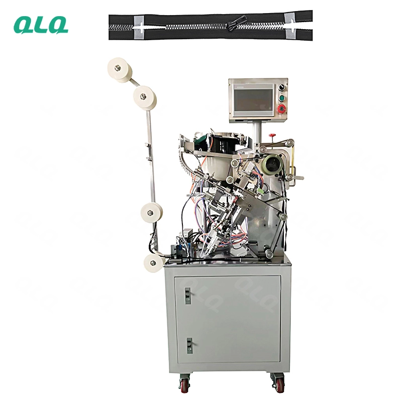 QLQ-SMM-4 Automatic Plastic Zipper Single Side Slider Mounting Machine (side mounting model)
