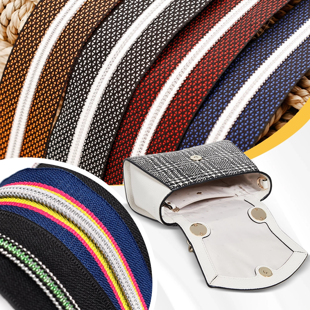 Nylon Zippers Roll Long Chain Tape Golden Coil Long Zips Price Per Kgs For Jacket Pant Kids Clothing Travel Backpack Bags Oeko Cremallera