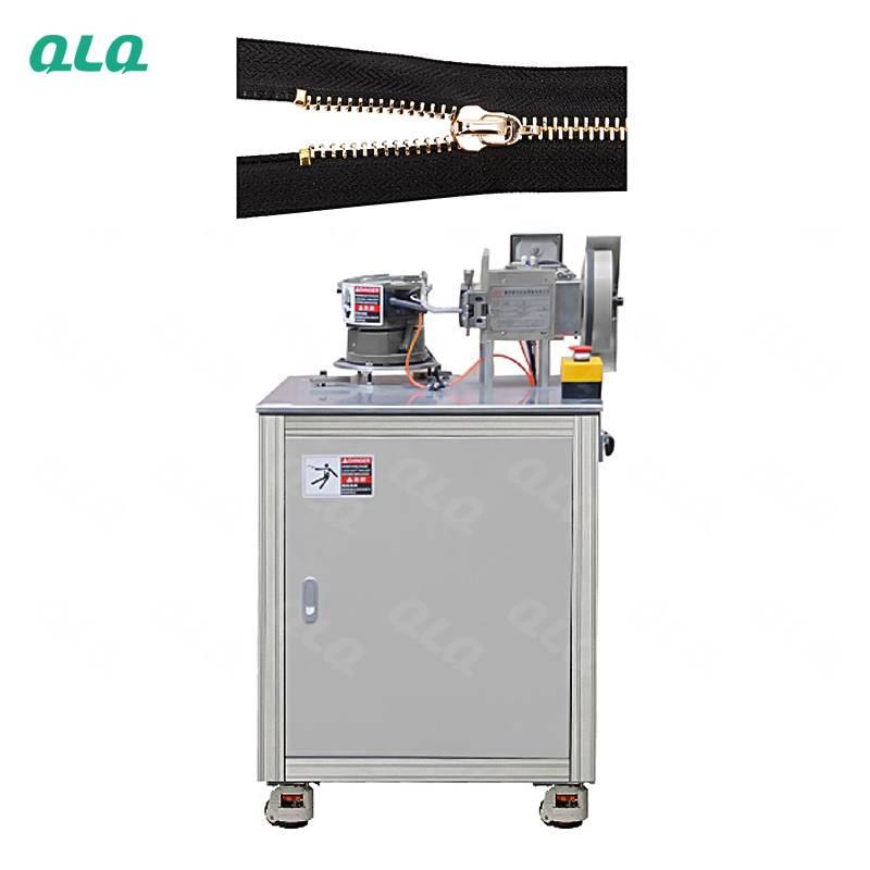QLQ-SMUTM Semi-automatic Metal Zipper Top Stop Machine (by grain U shape top stop)