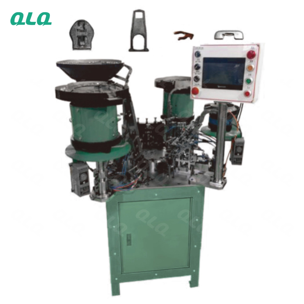 QLQ-025B Automatic & Semi-automatic Auto-lock Slider Assembly Machine(5 components, 4 points, Y shape needle)