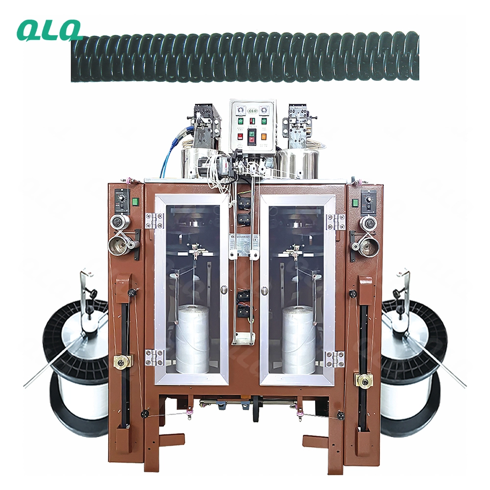 QLQ-CFM-2 Automatic Nylon Zipper Coil Forming Machine (big bobbin)