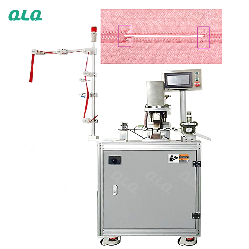 QLQ-NUMM Automatic Nylon Zipper Ultrasonic 4-points Teeth Melting Machine