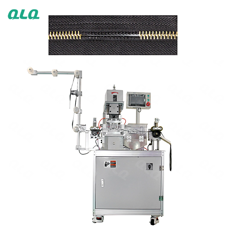 QLQ-MDGM-2 Automatic Metal Zipper Double Trimming Gapping Machine  (short model)
