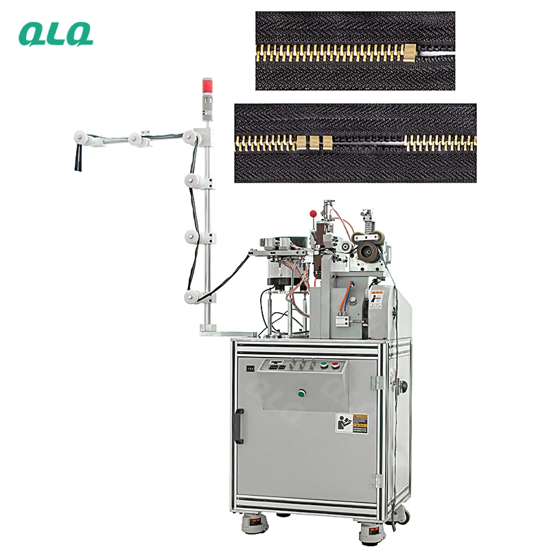 QLQ-HBSM Automatic Metal Zipper H Bottom Stop Machine (have 1 piece model and multiple pieces model for choosing)