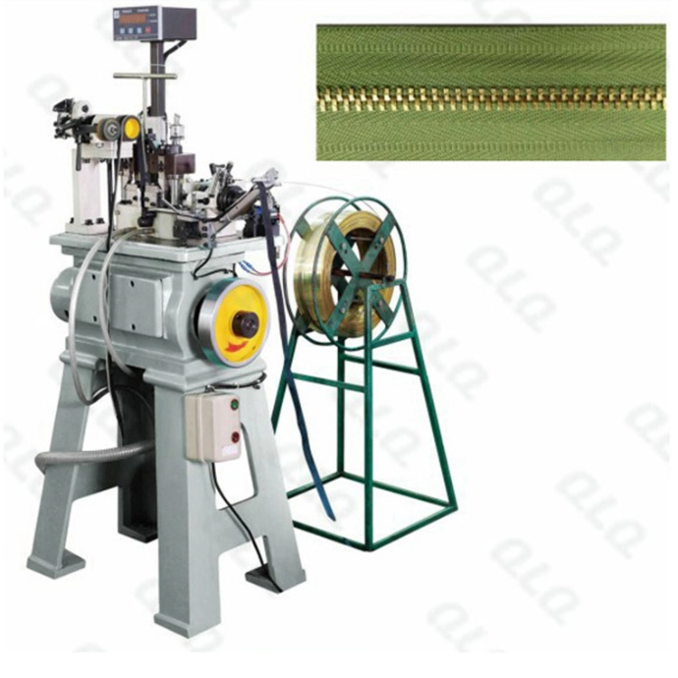 Automatic Metal Zip&Zipper Welding Feeding Machine Normal Teeth Stamping Metal Pant Jacket Zipper Single Teeth Making Machine