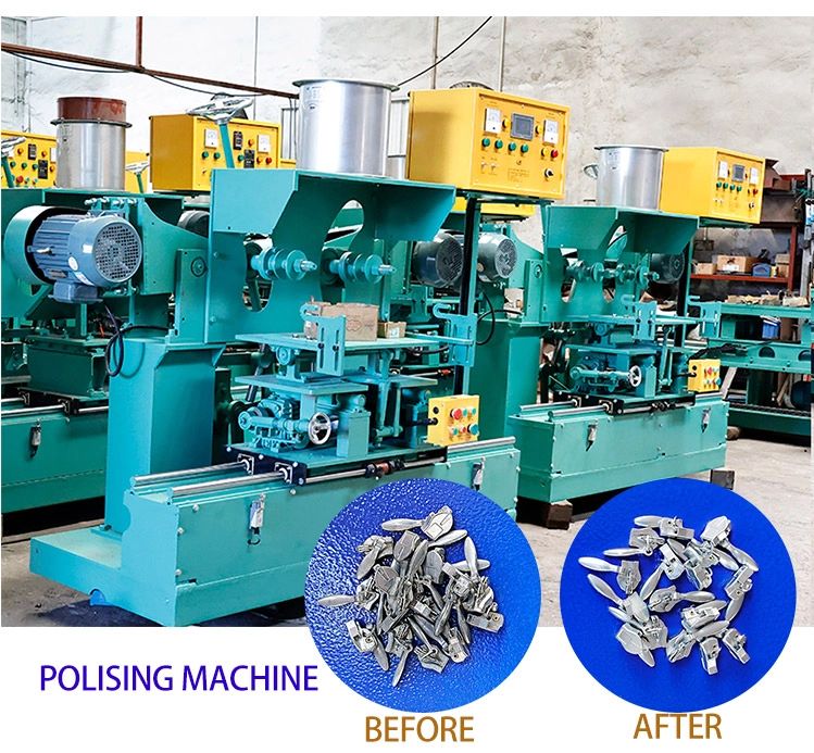 QLQ Zipper Slider puller needle hook button & other hardware Auto Polishing Machine and Hand Polishing Machine & Material