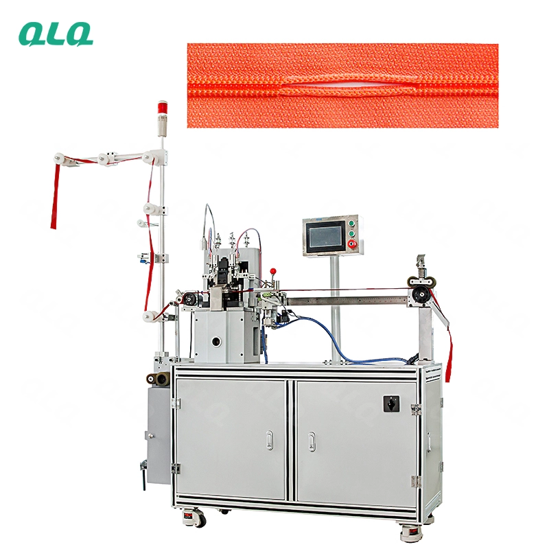 QLQ-NDGM-1 Automatic Nylon Zipper Double Trimming Gapping Machine (long model)