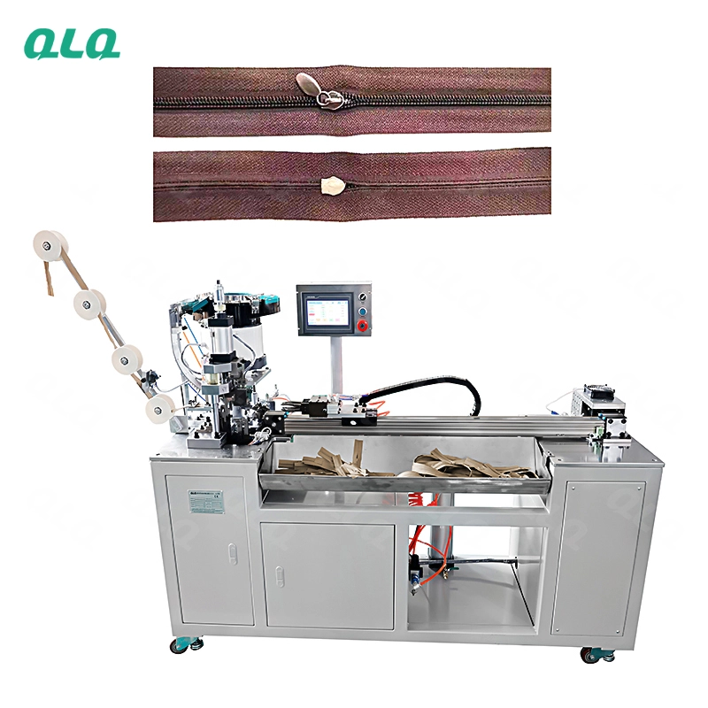 QLQ-SMCM Automatic Zipper Slider Mounting & Cutting Machine
