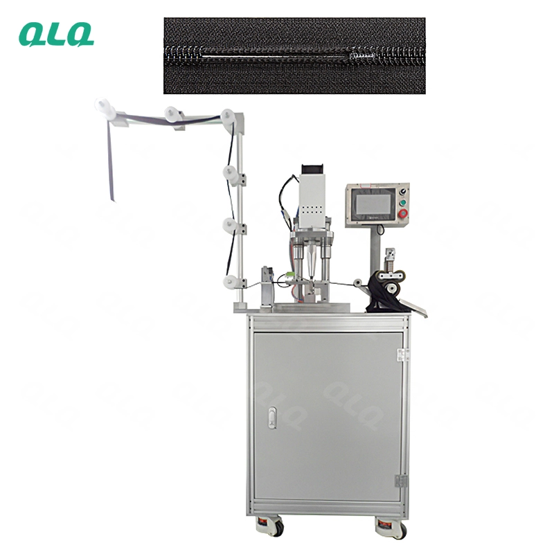 QLQ-UMBSM Automatic Nylon Zipper Ultrasonic Edge Curling & Teeth Melting Machine