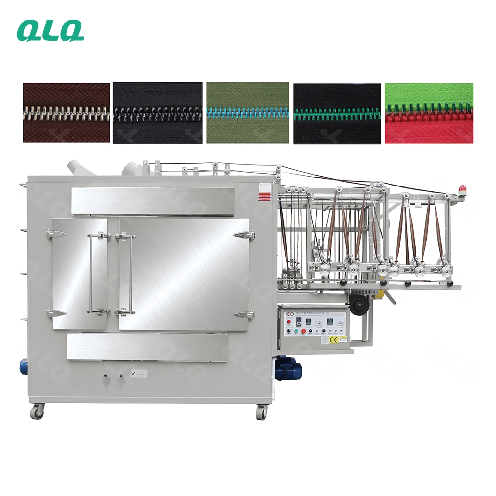 QLQ-MLM-2 Automatic Metal Zipper Surface Multifuntional Crystal Lacquer Machine (two lines, two chambers)