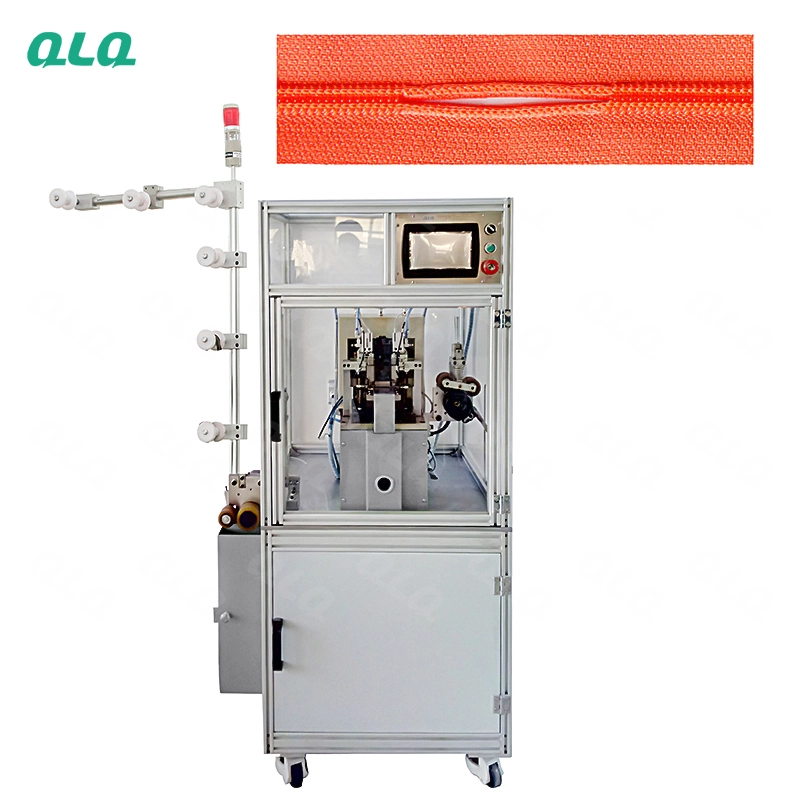 QLQ-NDGM-2 Automatic Nylon Zipper Double Trimming Gapping Machine (short model)